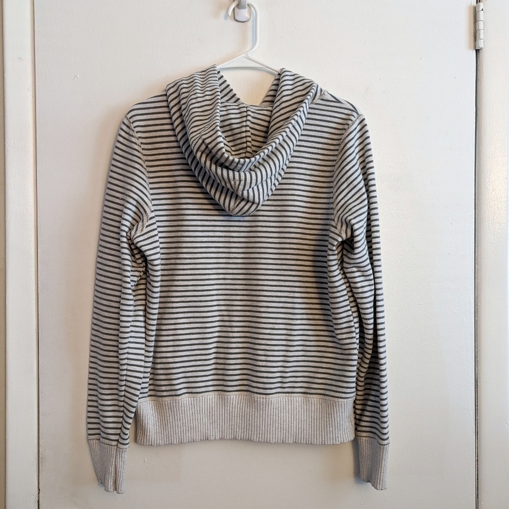 American Eagle Outfitters Olive Green Striped Hoodie ❇️ - Picture 6 of 6